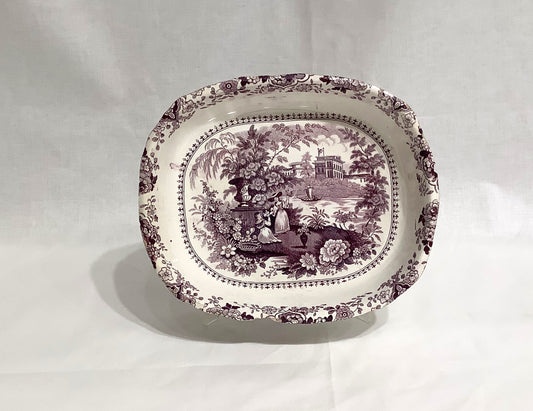 Antique Pottery Compote