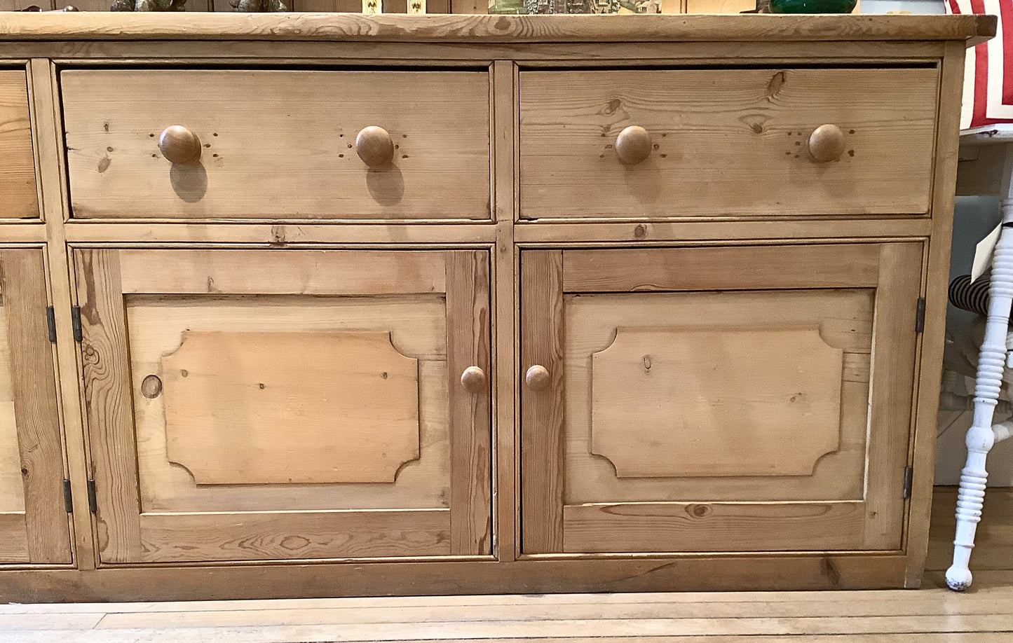 Antique Pine Hutch
