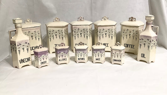 Antique Kitchen Storage Jars