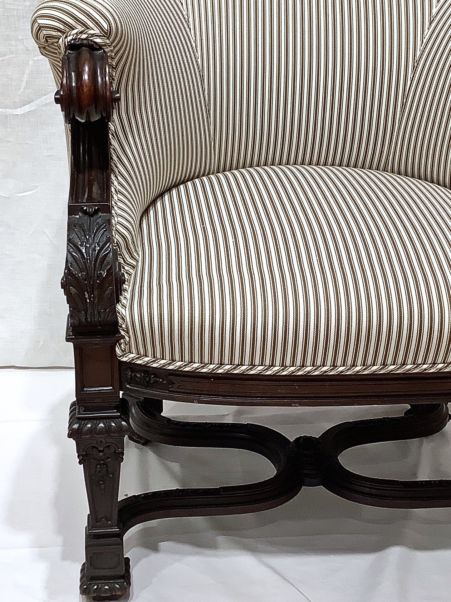 Mahogany Barrel Chairs