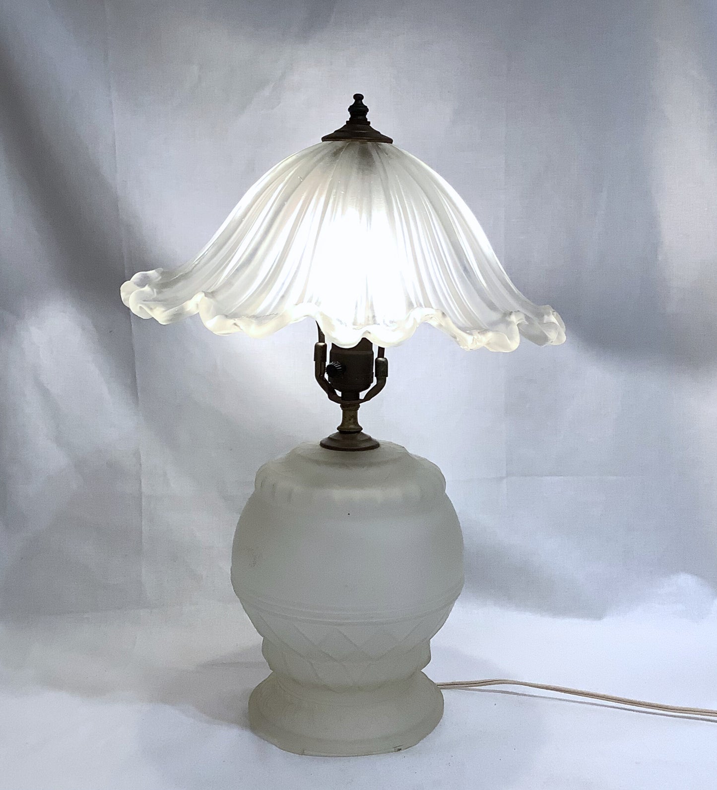 Satin Glass Lamp