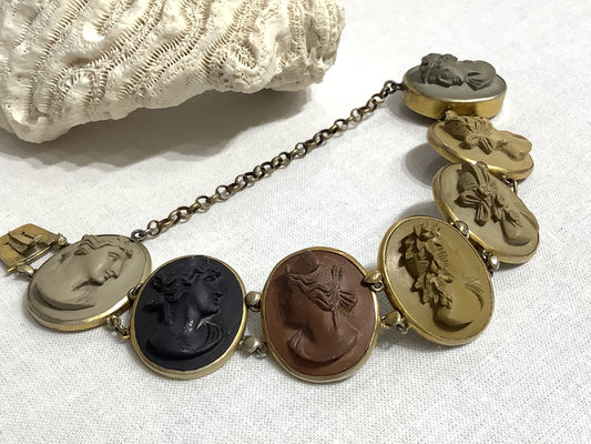 19th C Cameo Bracelet