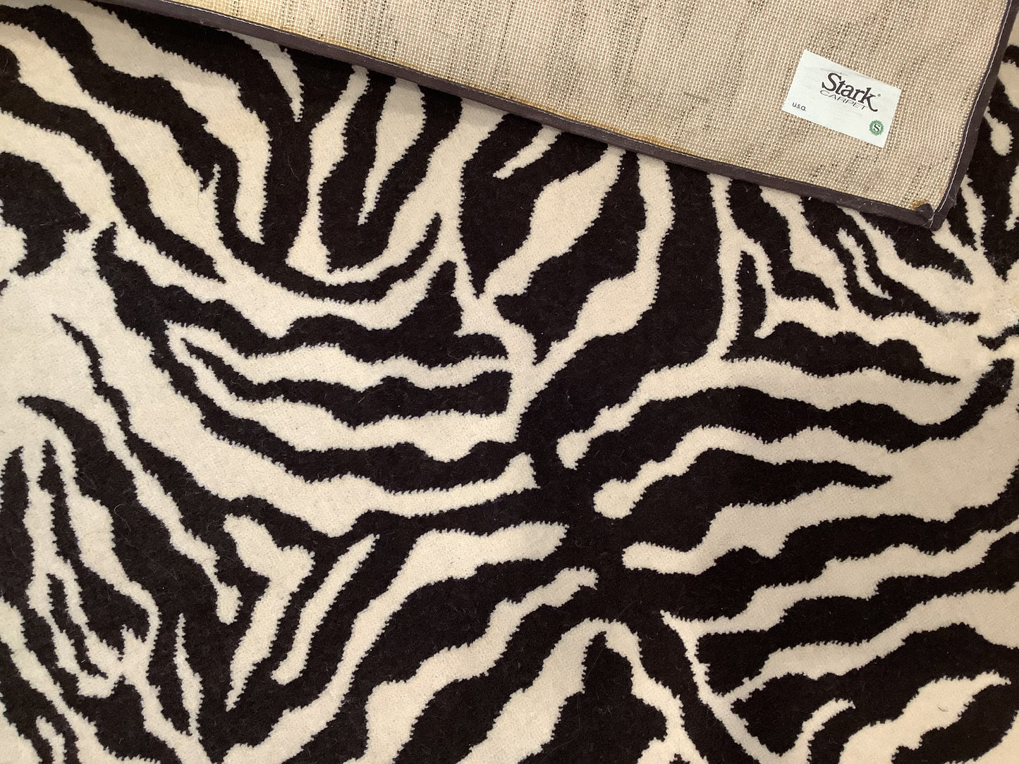 Faux Zebra Carpet by Stark