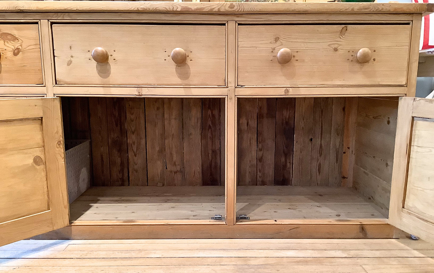 Antique Pine Hutch