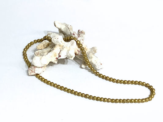 Brass Bead Necklace