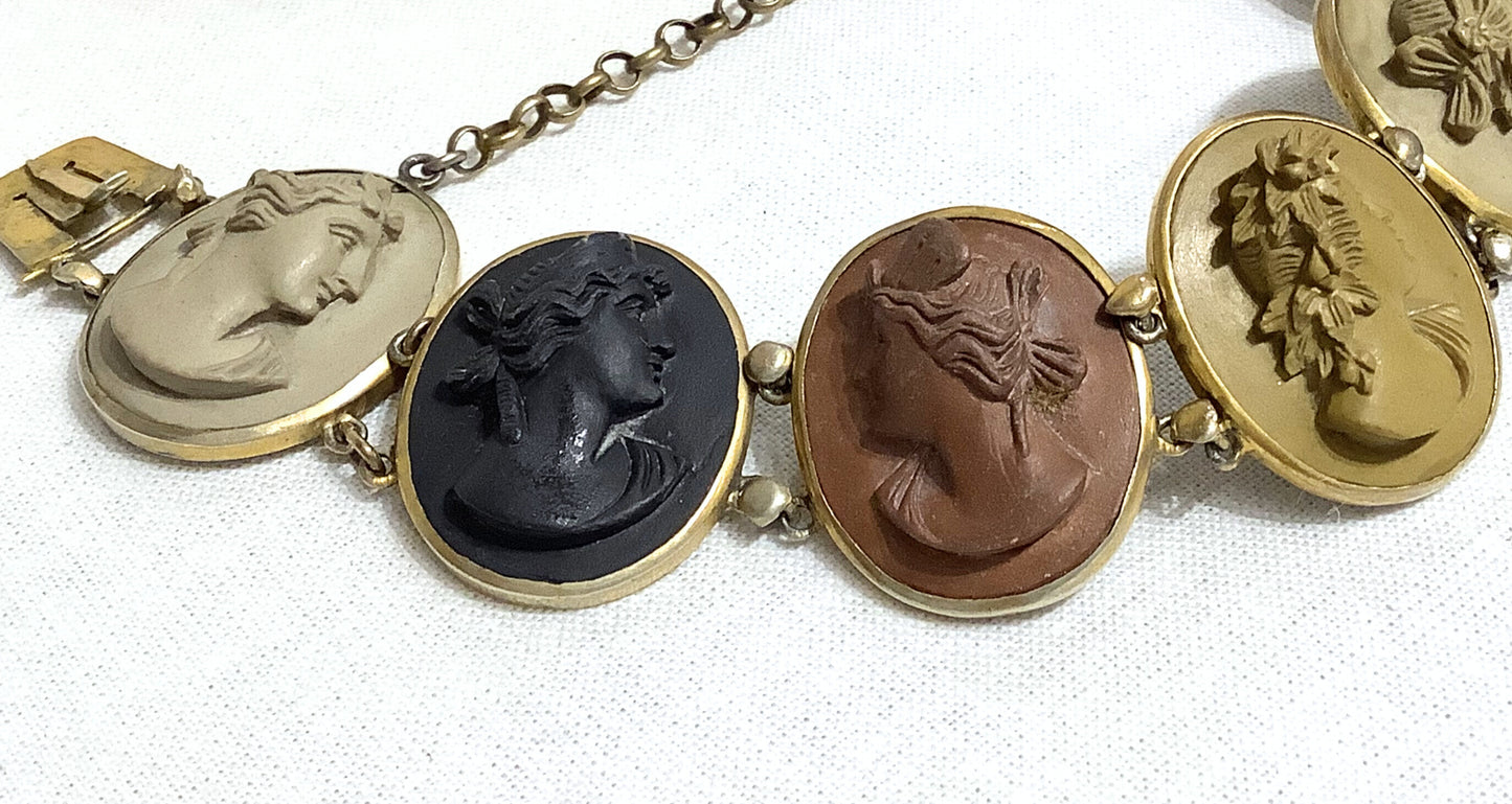 19th C Cameo Bracelet