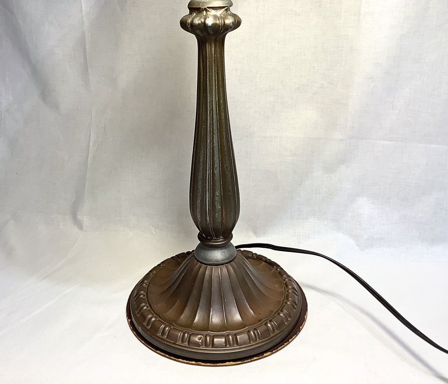 Antique Slag Glass Lamp