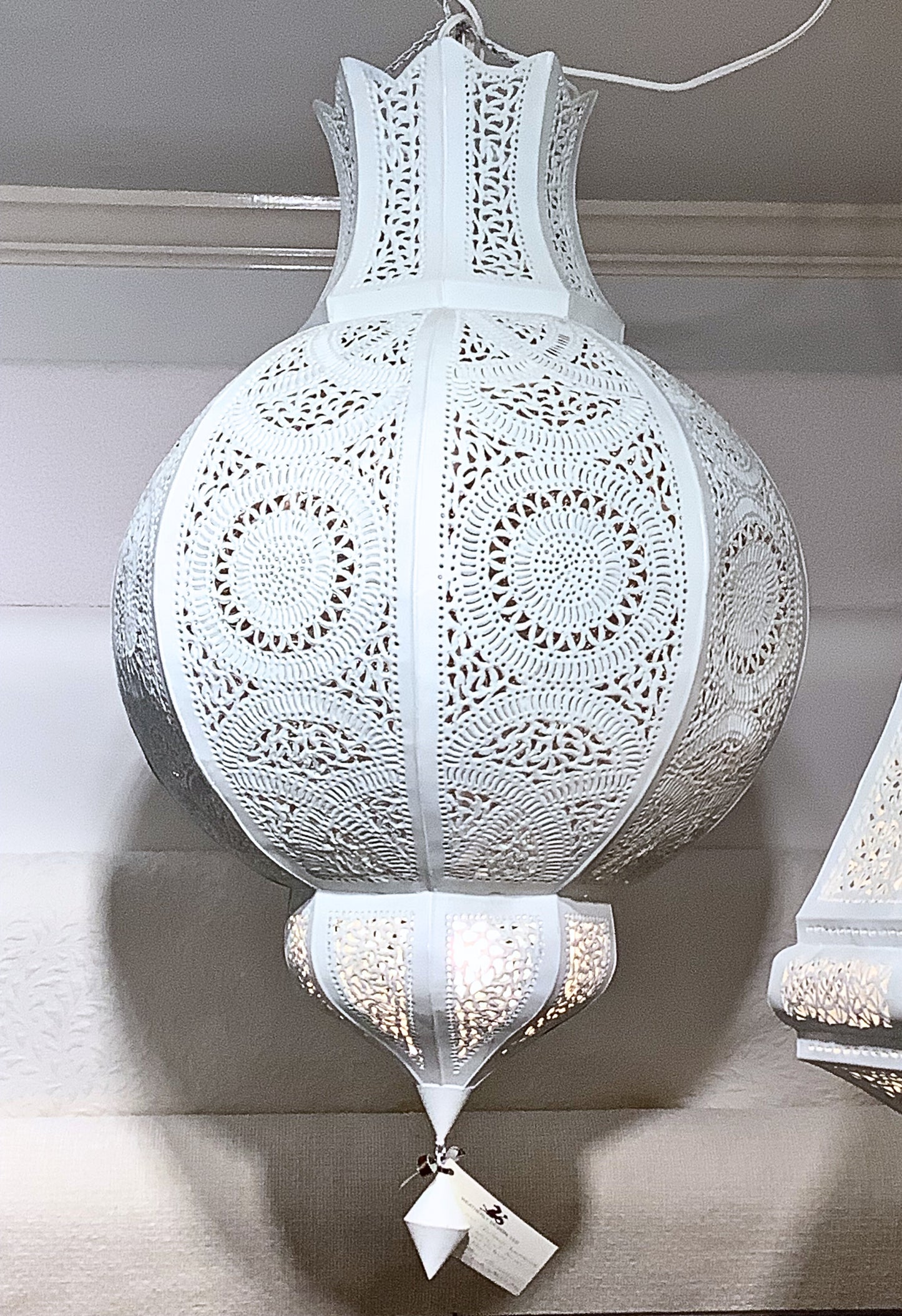 Moroccan Pierced Tin Lamps