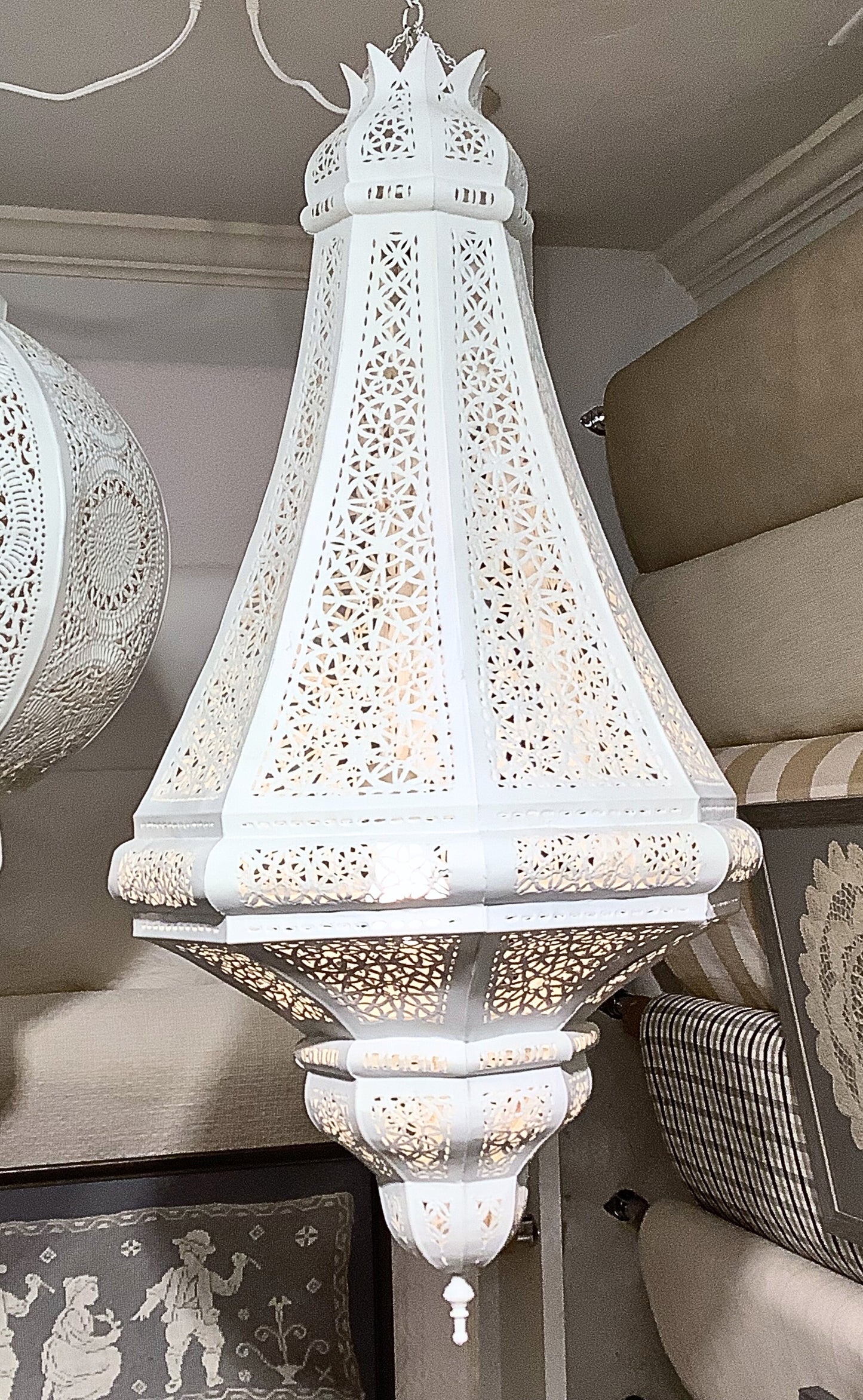 Moroccan Pierced Tin Lamps