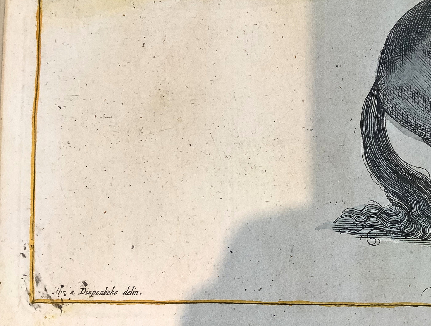 Antique Copper Plate Engraving