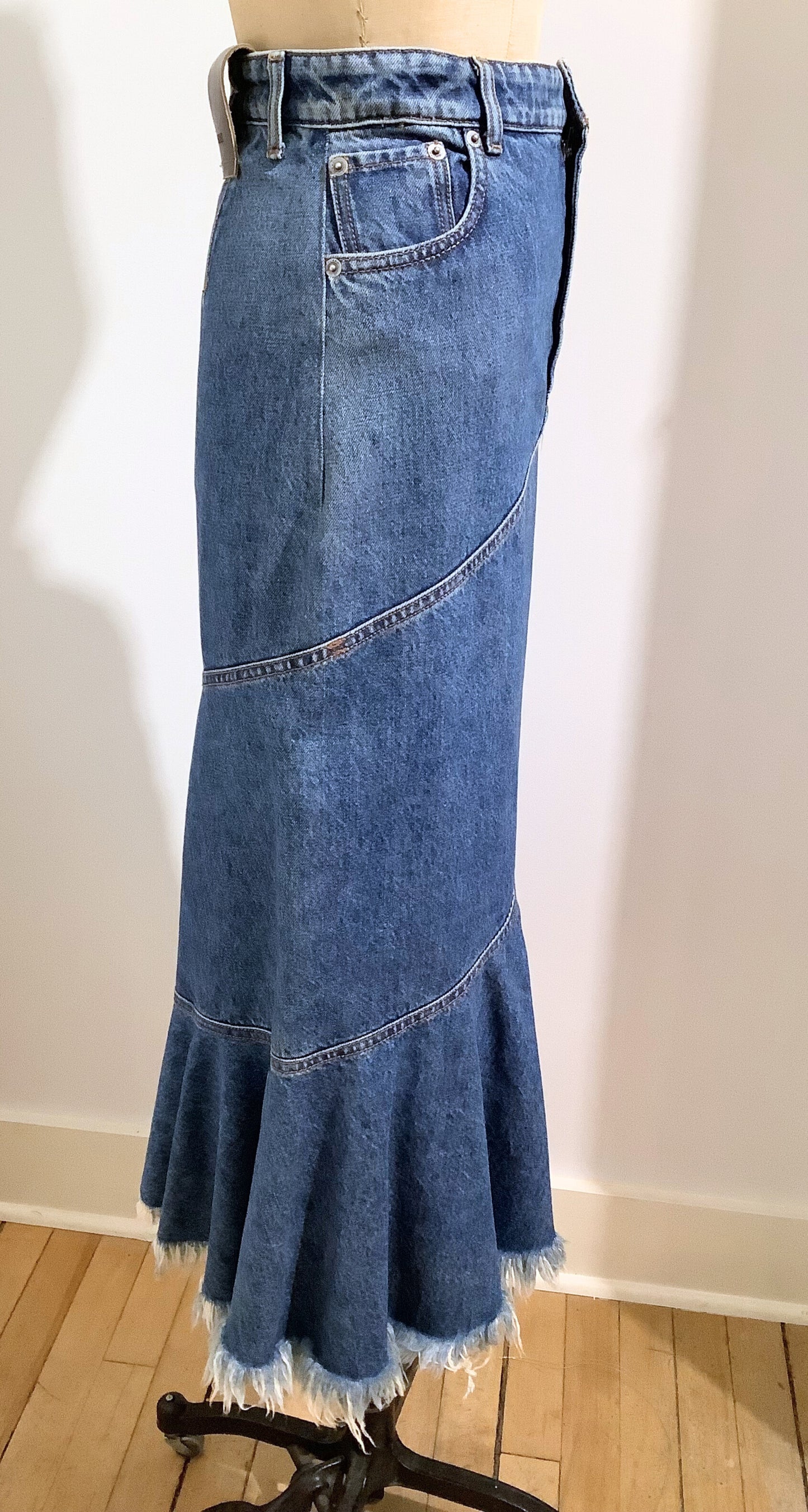 Vintage Jean Skirt