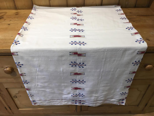 Vintage Embroidered Turkish Tablecloth