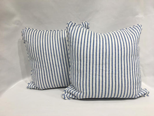 18" Nautical Striped Pillows