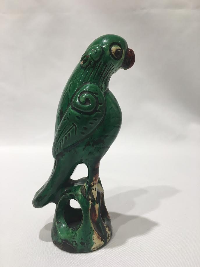 Antique Chinese Parrot Roof Tile