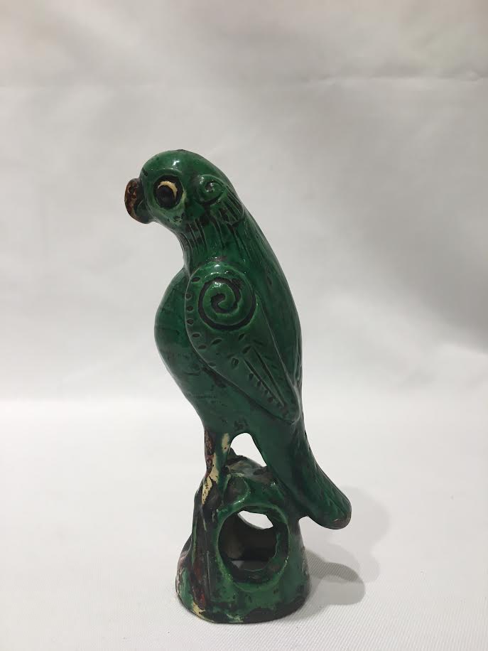 Antique Chinese Parrot Roof Tile