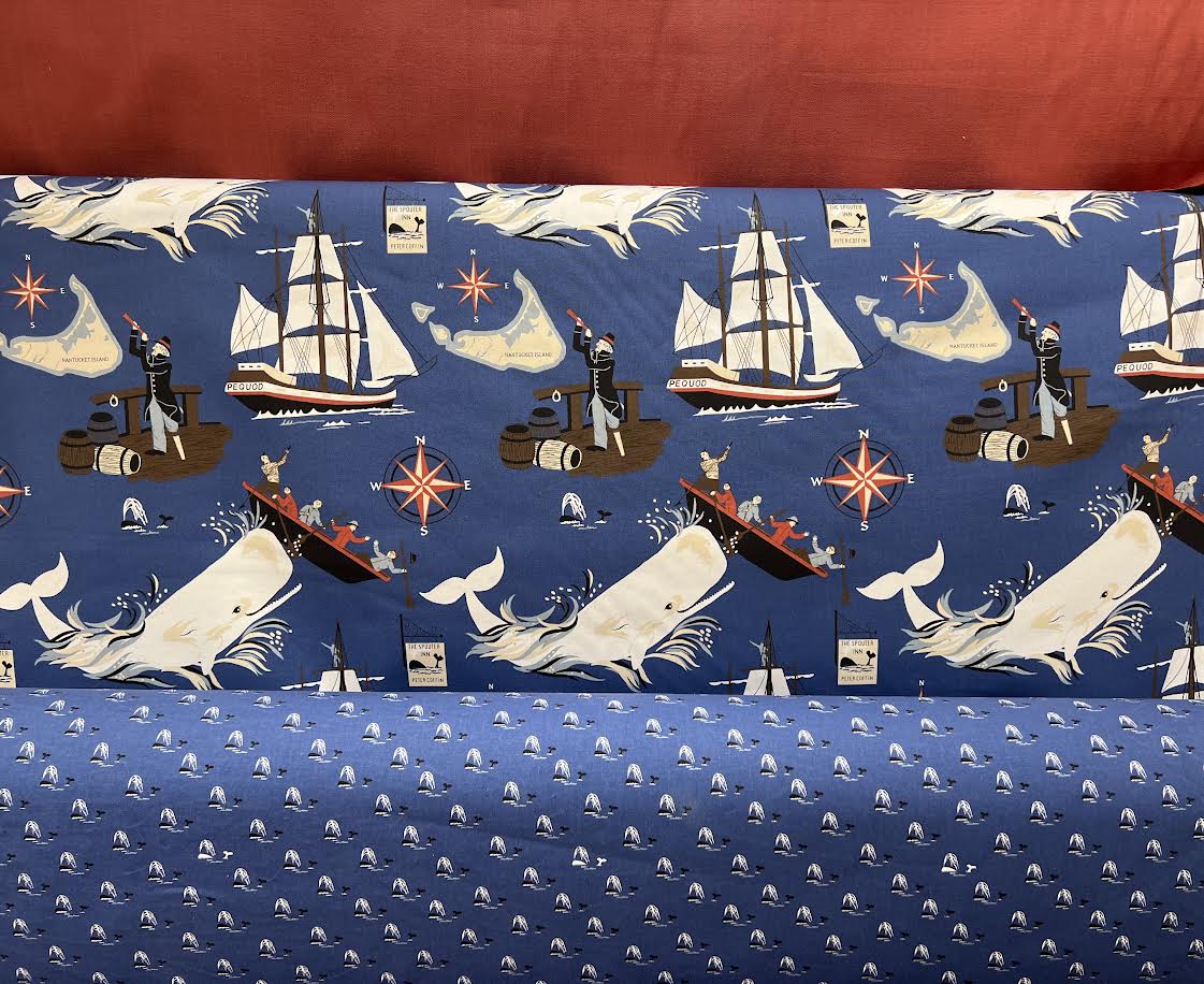 WD Whales Fabric